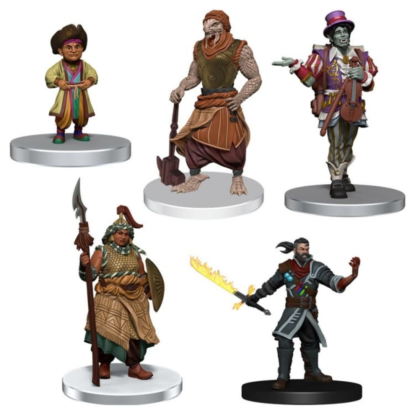 Wiz Kids Critical Role Prepainted Miniatures: Clovis Concord & Menagerie Coast Box Set