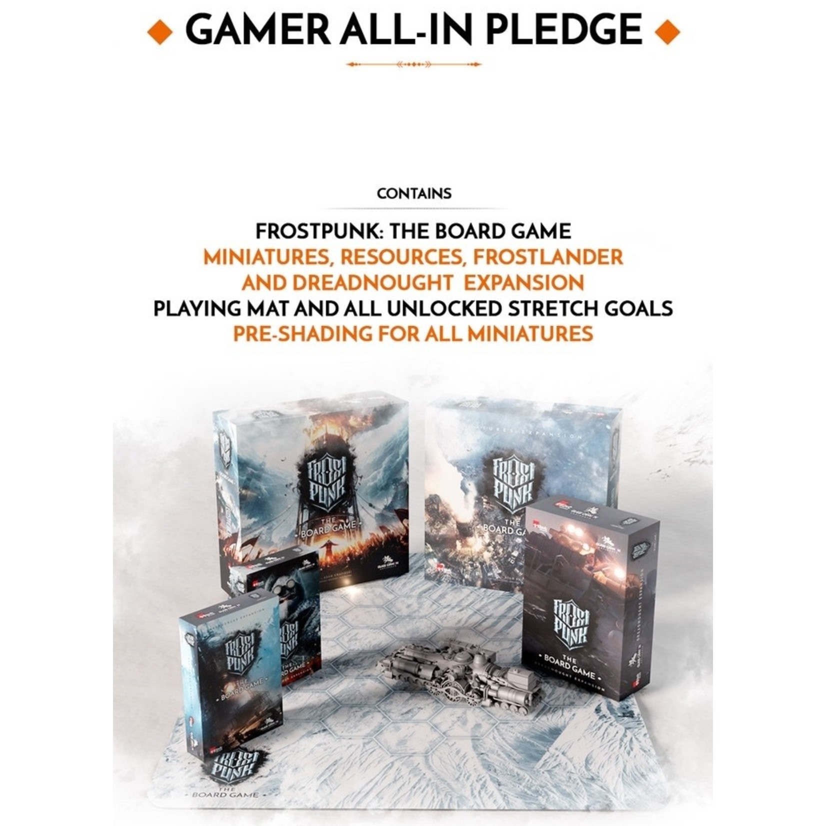 Glass Cannon Unplugged Frostpunk: The Board Game - Kickstarter Gamer All-In Pledge