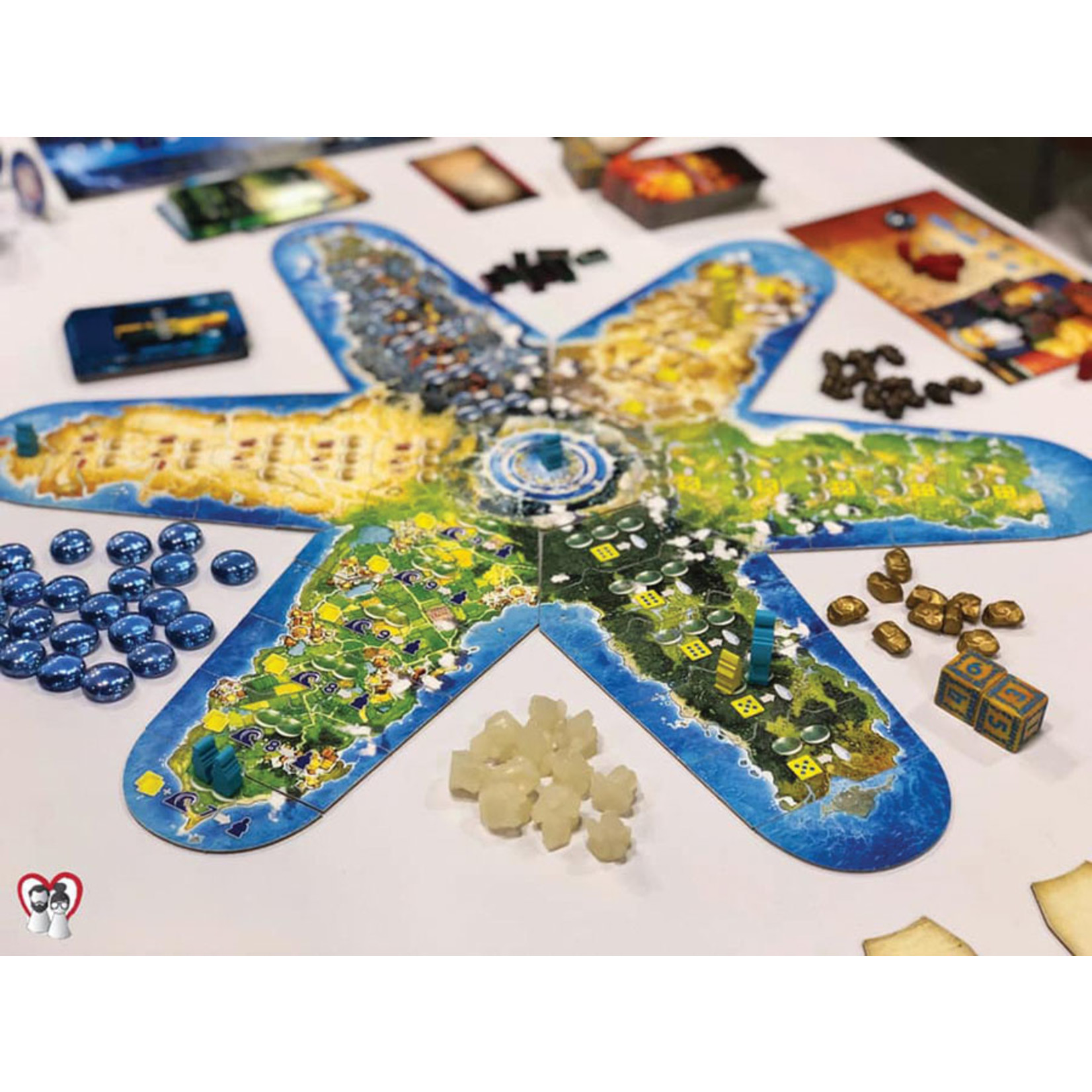 Elf Creek Games Atlantis Rising (2nd Edition) Deluxe Components