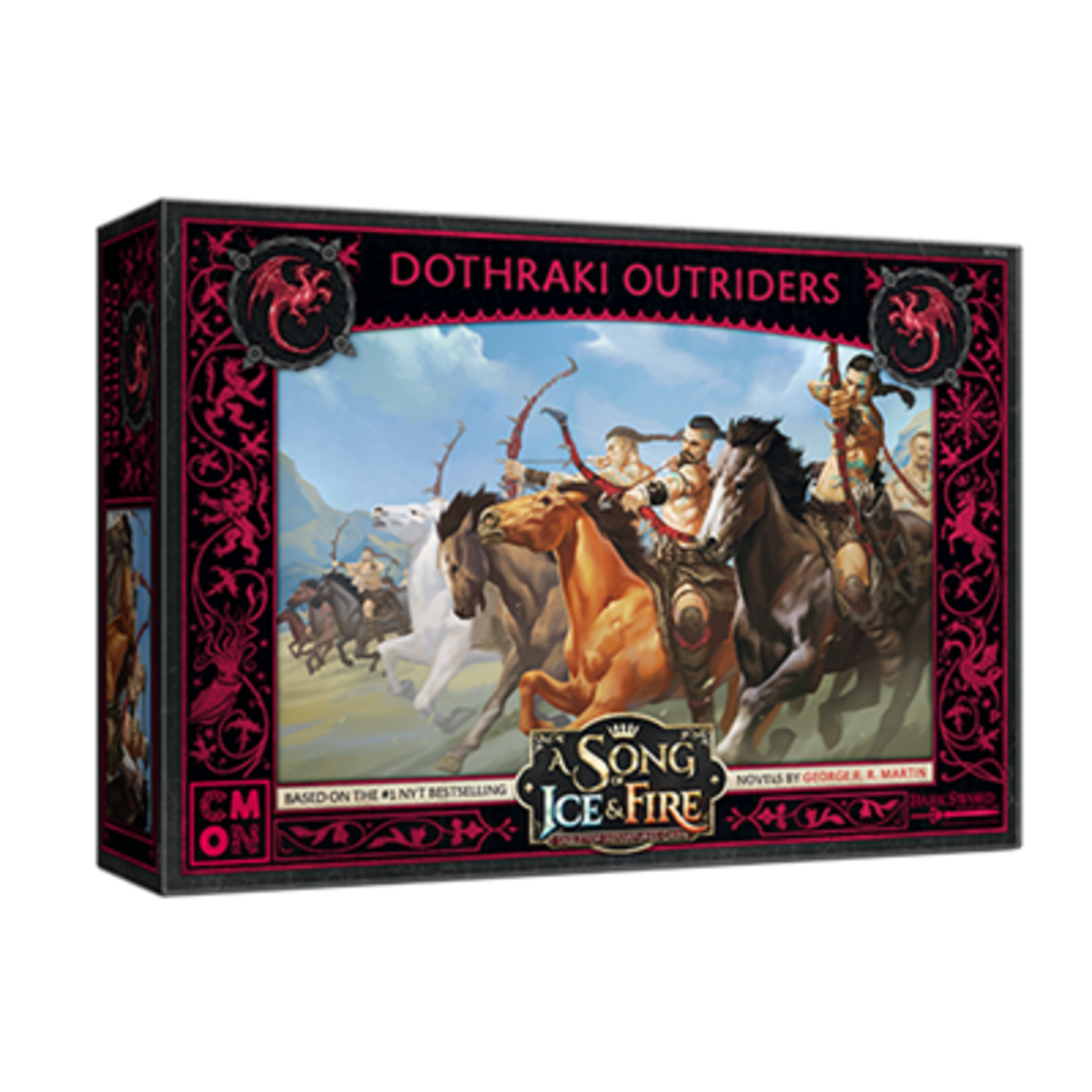 Cool Mini or Not A Song of Ice & Fire: Tabletop Miniatures Game  - Targaryen Dothraki Outriders