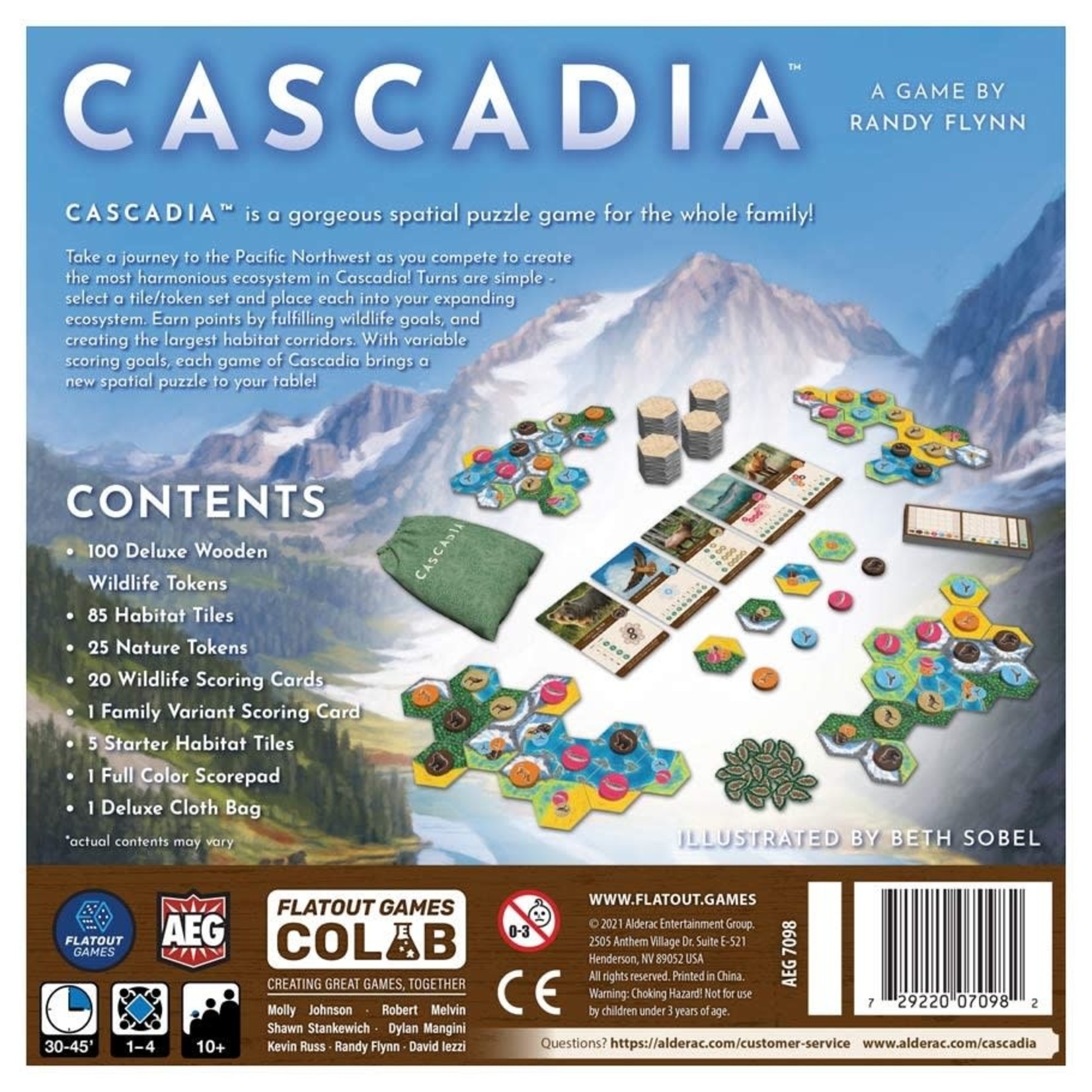 Flatout Games Cascadia Kickstarter Edition