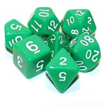 7 Set Polyhedral Dice - Green Opaque
