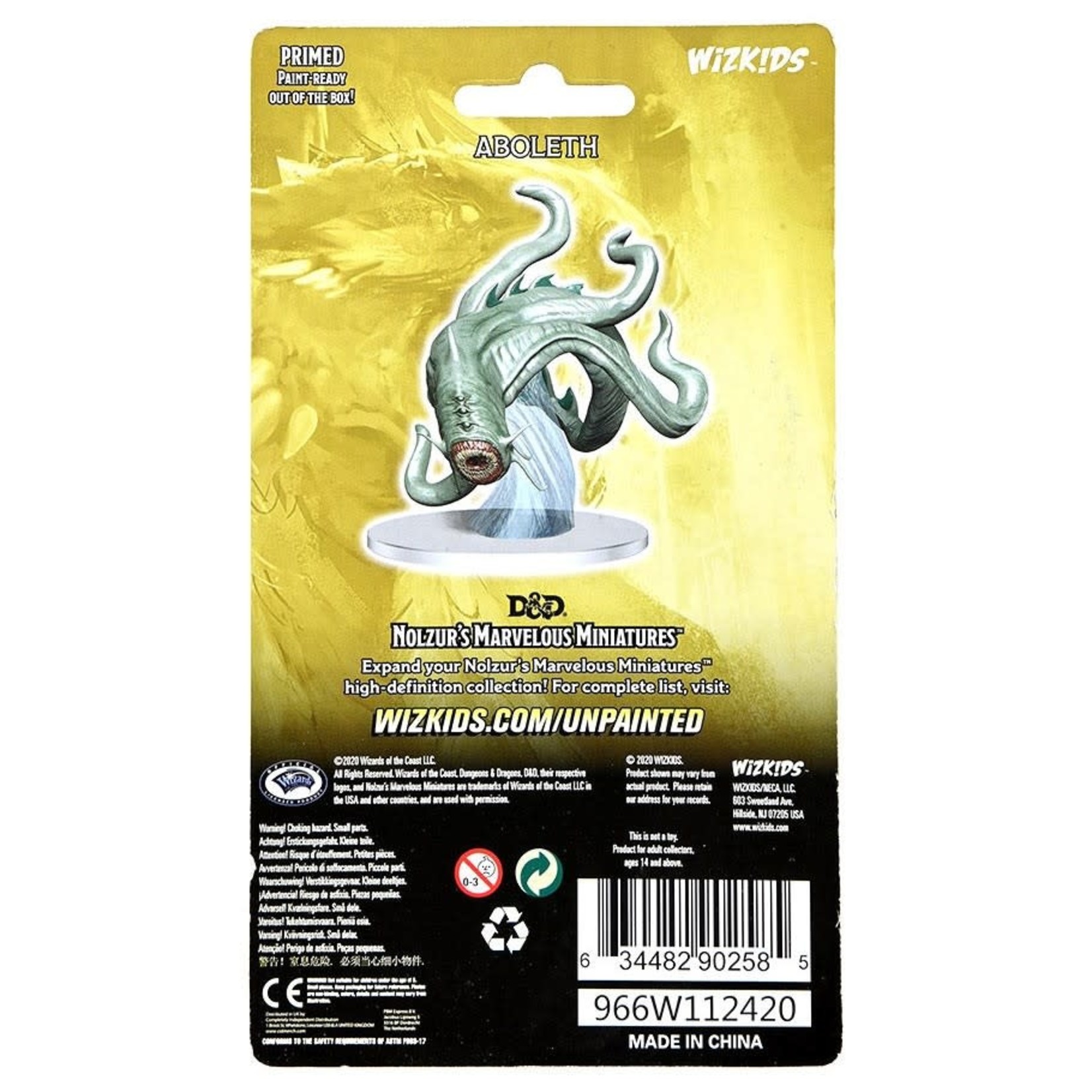 Wiz Kids Unpainted Miniatures: Aboleth - D&D - W14