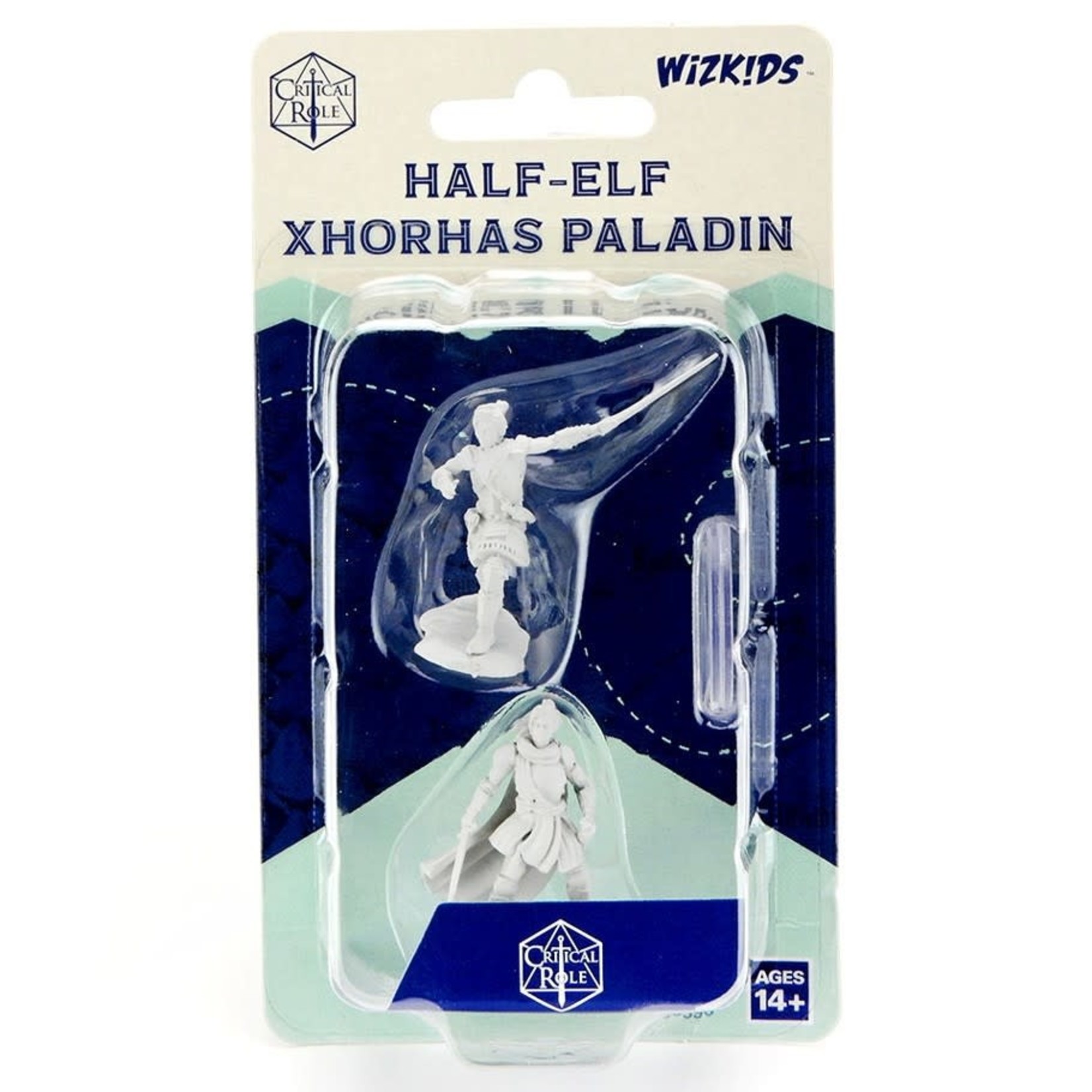 Wiz Kids Unpainted Miniatures: Half-Elf Paladin Xhorhas - CR - W01