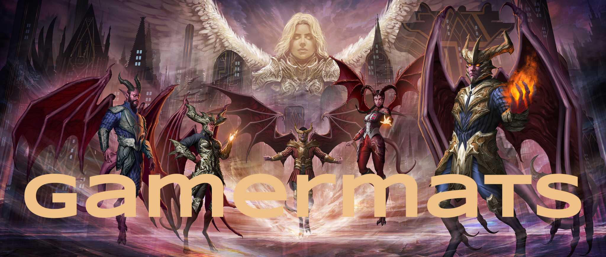 Phoenix fire streets of new capenna extended length playmat - phoenix fire  games
