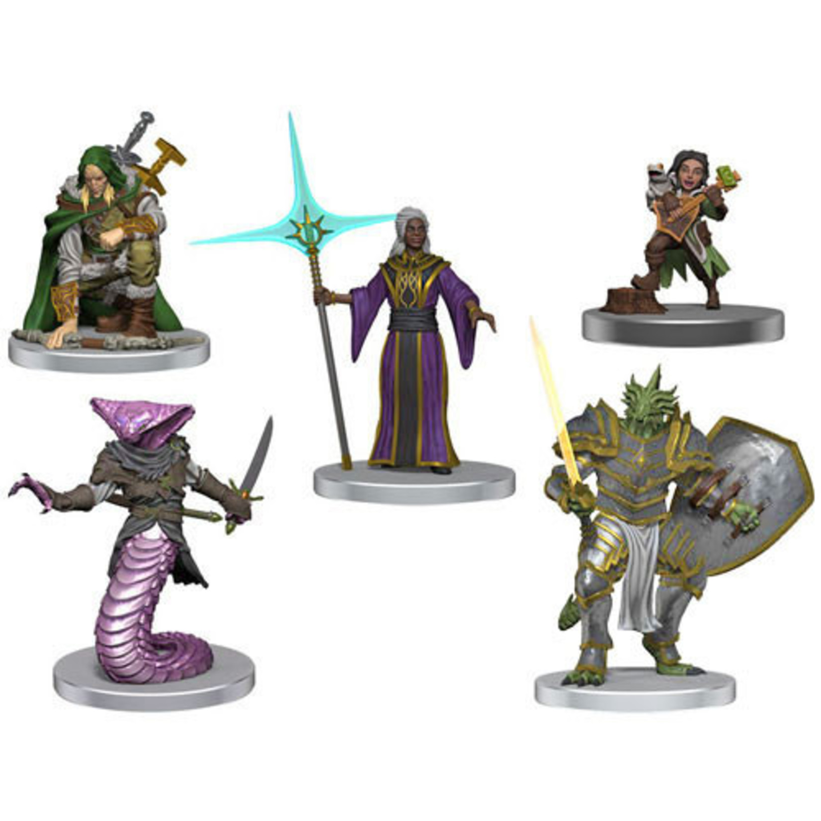 Wiz Kids D&D Prepainted Miniatures: Adventuring Party Set