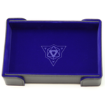 Die Hard Dice Magnetic Rectangle Folding Dice Tray - Blue
