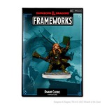 Wiz Kids Frameworks Unpainted Miniatures Kit: Dwarf Cleric Female