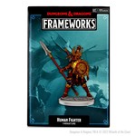 Wiz Kids Frameworks Unpainted Miniatures Kit: Human Fighter Female