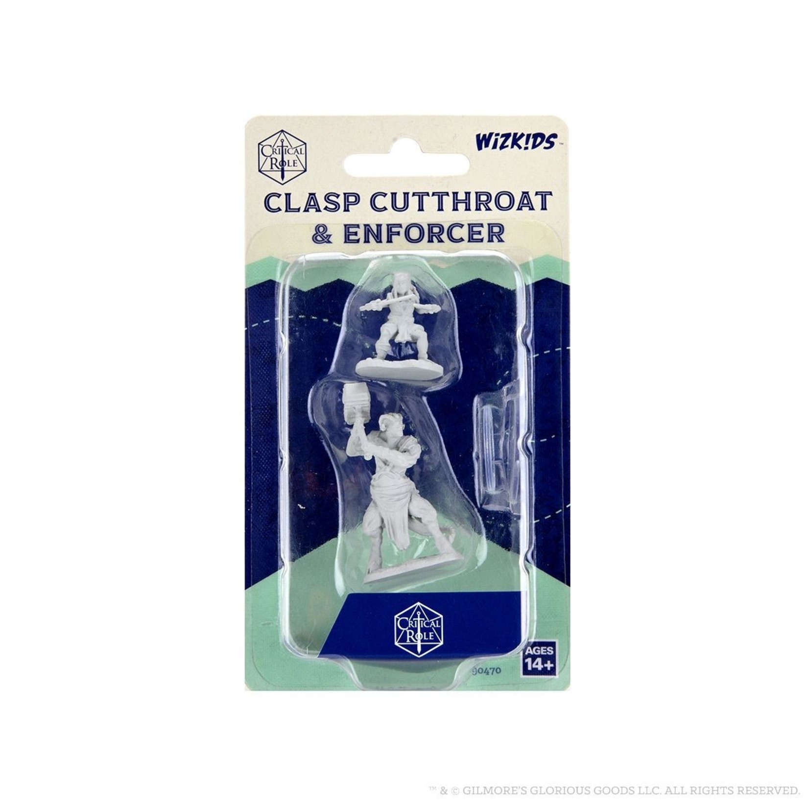 Wiz Kids Unpainted Miniatures: Clasp Cutthroat and Enforcer - CR - W02