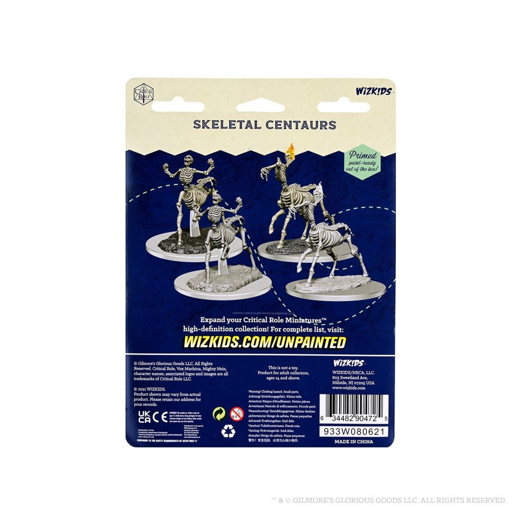 Wiz Kids Unpainted Miniatures: Skeletal Centaurs - CR - W02