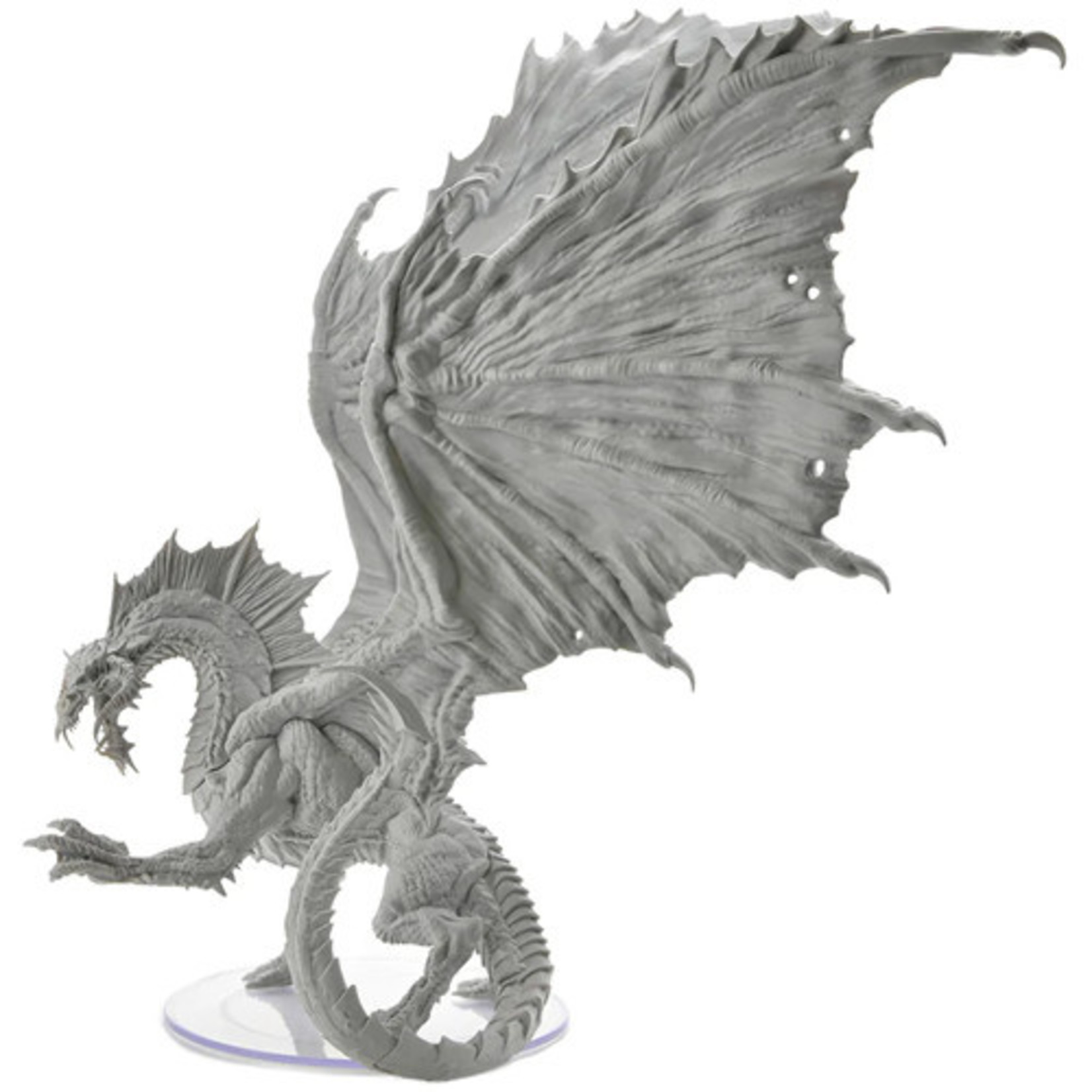 Wiz Kids Unpainted Miniatures: Adult Black Dragon - D&D