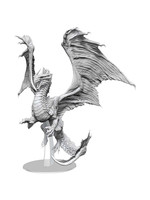 Wiz Kids Unpainted Miniatures: Adult Bronze Dragon - D&D