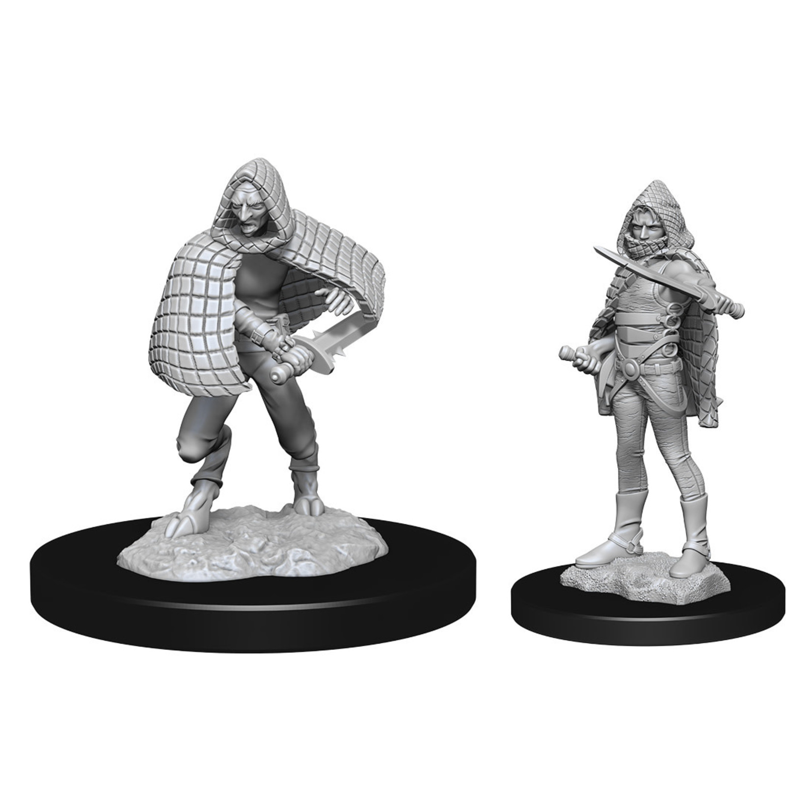 Wiz Kids Unpainted Miniatures: Darkling Elder & Darklings - D&D - W13