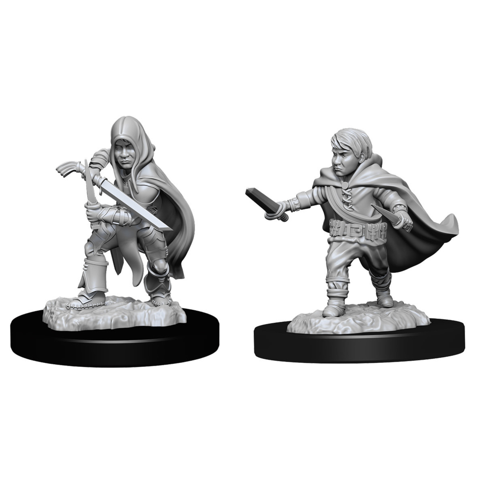 Wiz Kids Unpainted Miniatures: Halfling Rogue Male - D&D - W13