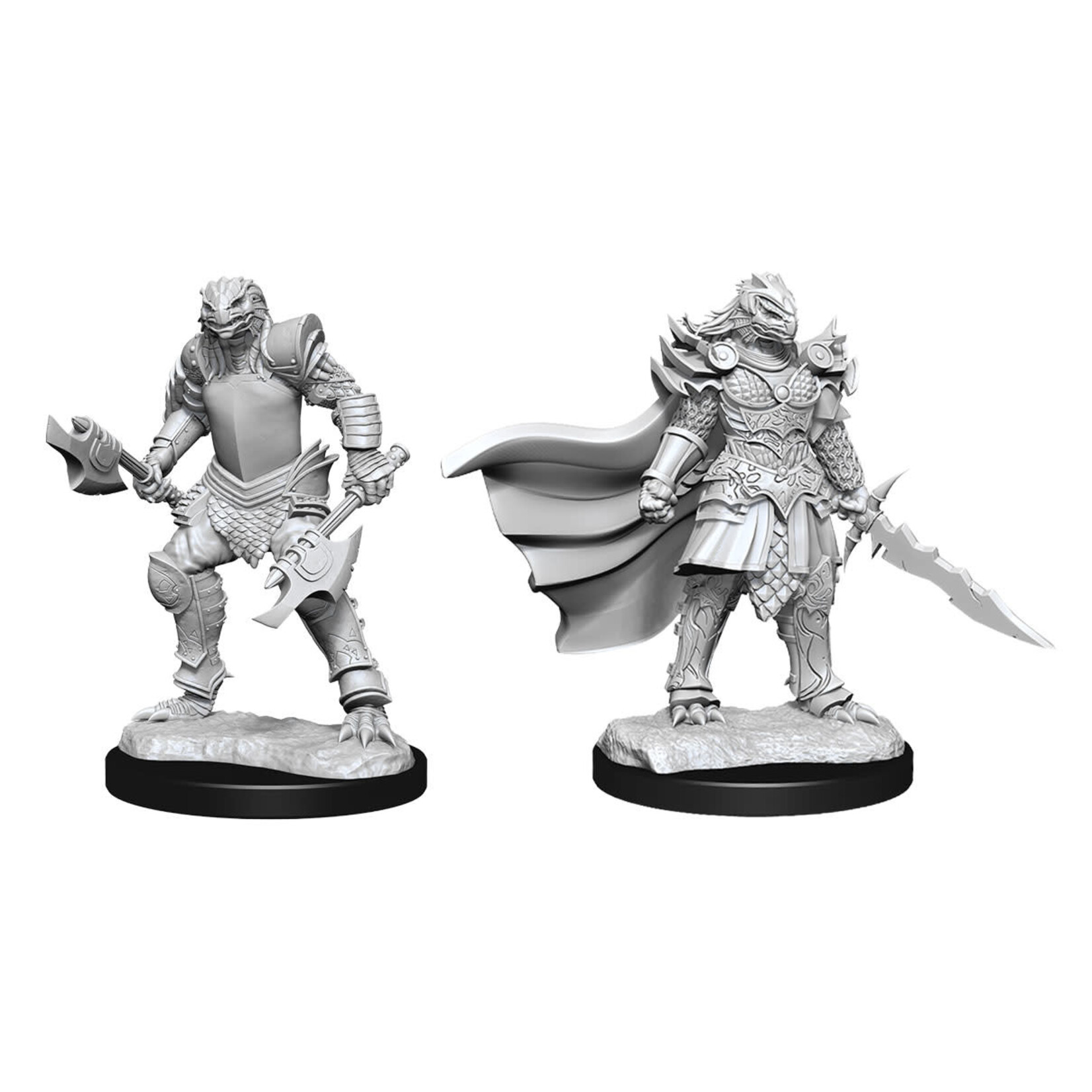 Wiz Kids Unpainted Miniatures: Dragonborn Fighter Female - D&D - W15