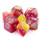 HD Dice 7 Set Polyhedral Dice - Solar Wind
