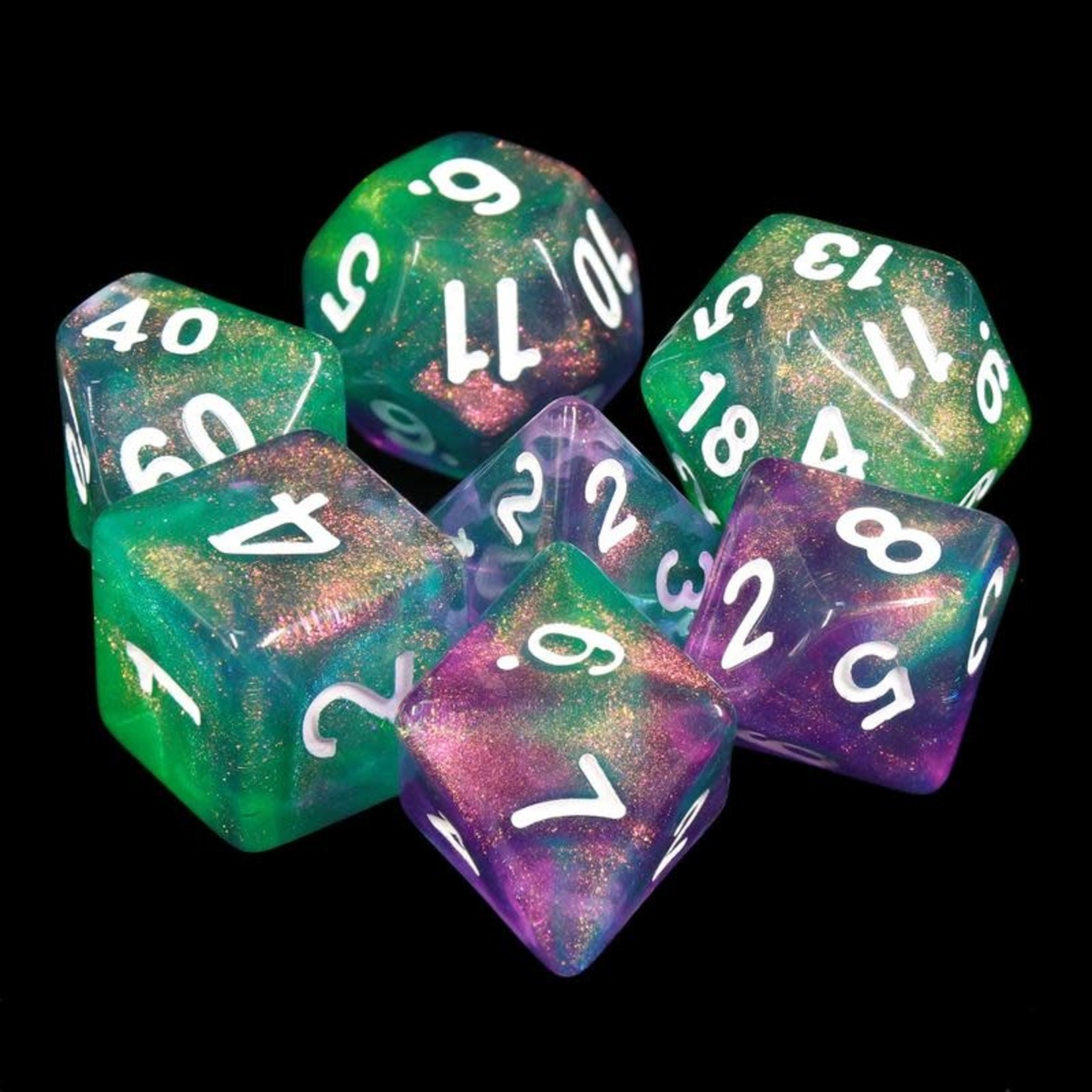 7 Set Polyhedral Dice - Portion