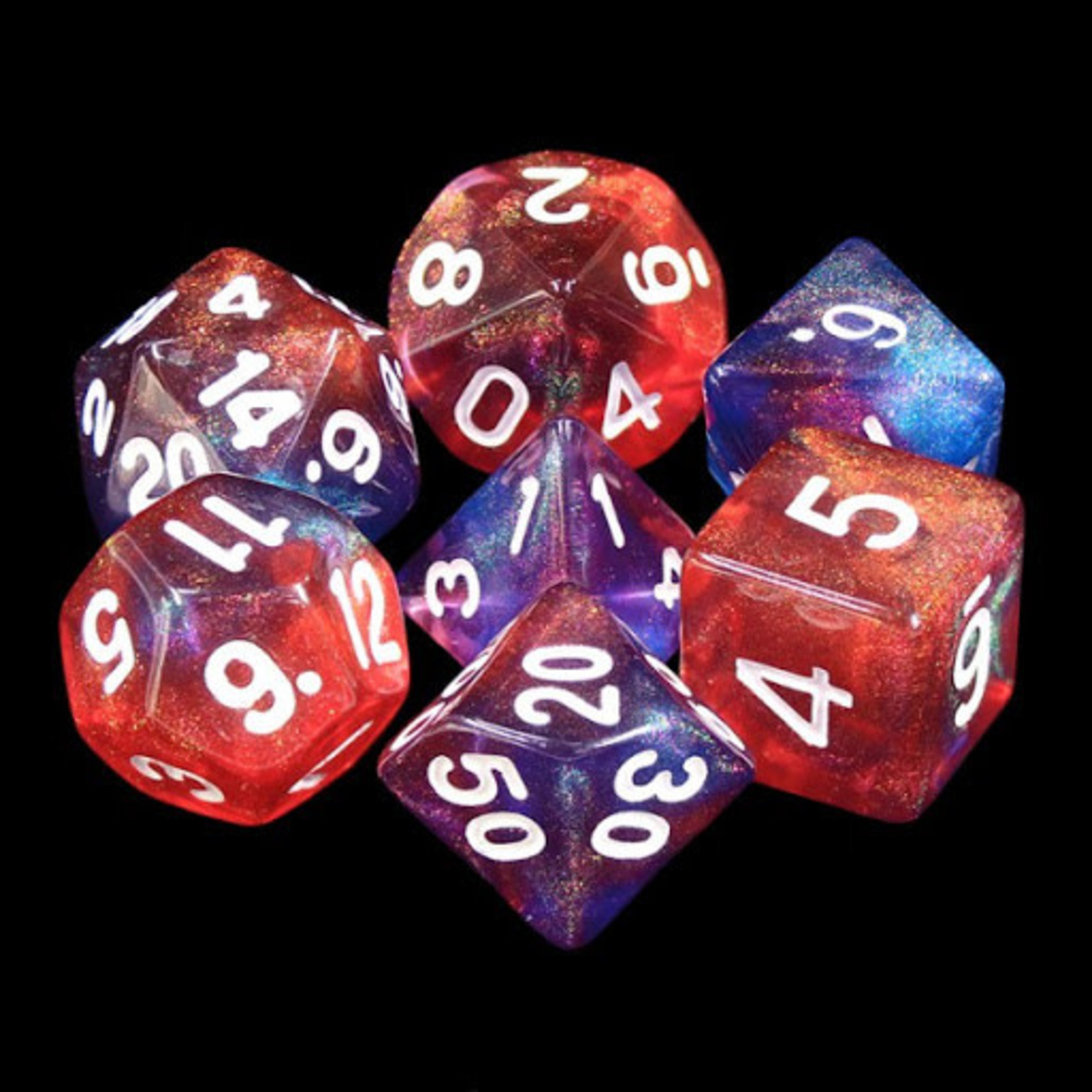 7 Set Polyhedral Dice - Cosmic Stars