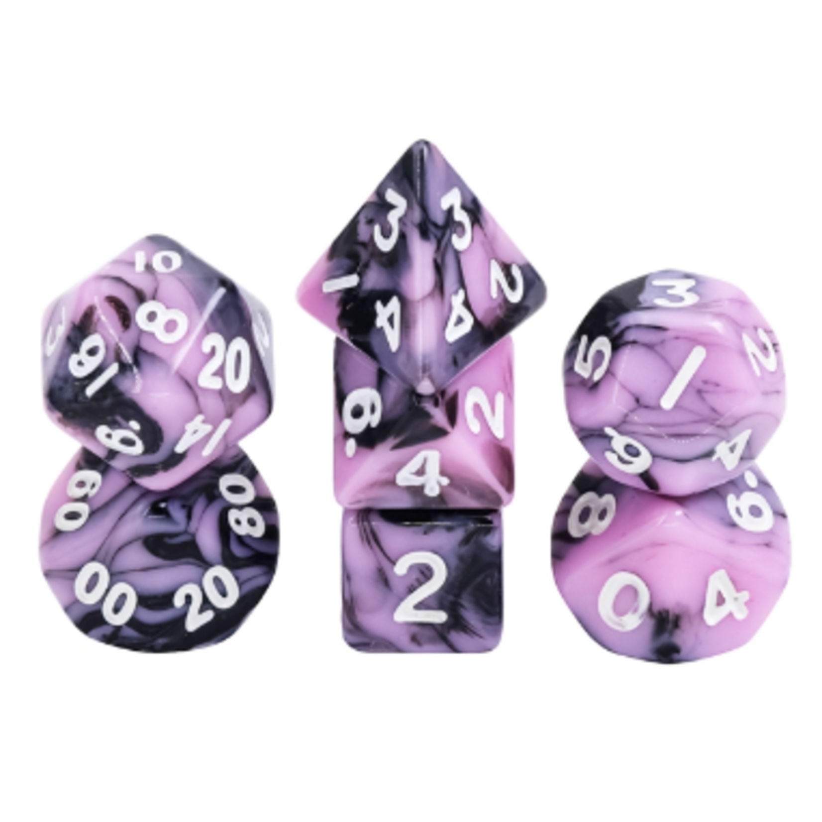 7 Set MINI Polyhedral Dice - Blue Berry