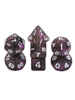 7 Set MINI Polyhedral Dice - Purple Iridescent