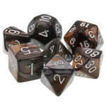 7 Set Polyhedral Dice - Gold/Silver Blend