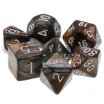 HD Dice 7 Set Polyhedral Dice - Gold/Silver Blend