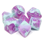 HD Dice 7 Set Polyhedral Dice - Blueberry Smoothie
