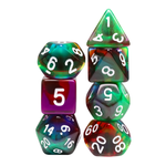 7 Set Polyhedral Dice - Bottom of the Sea