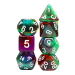 HD Dice 7 Set Polyhedral Dice - Bottom of the Sea