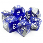 HD Dice 7 Set Polyhedral Dice - Cold Iron