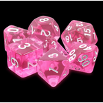 7 Set Polyhedral Dice - Magenta Gems