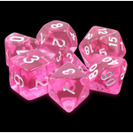 HD Dice 7 Set Polyhedral Dice - Magenta Gems