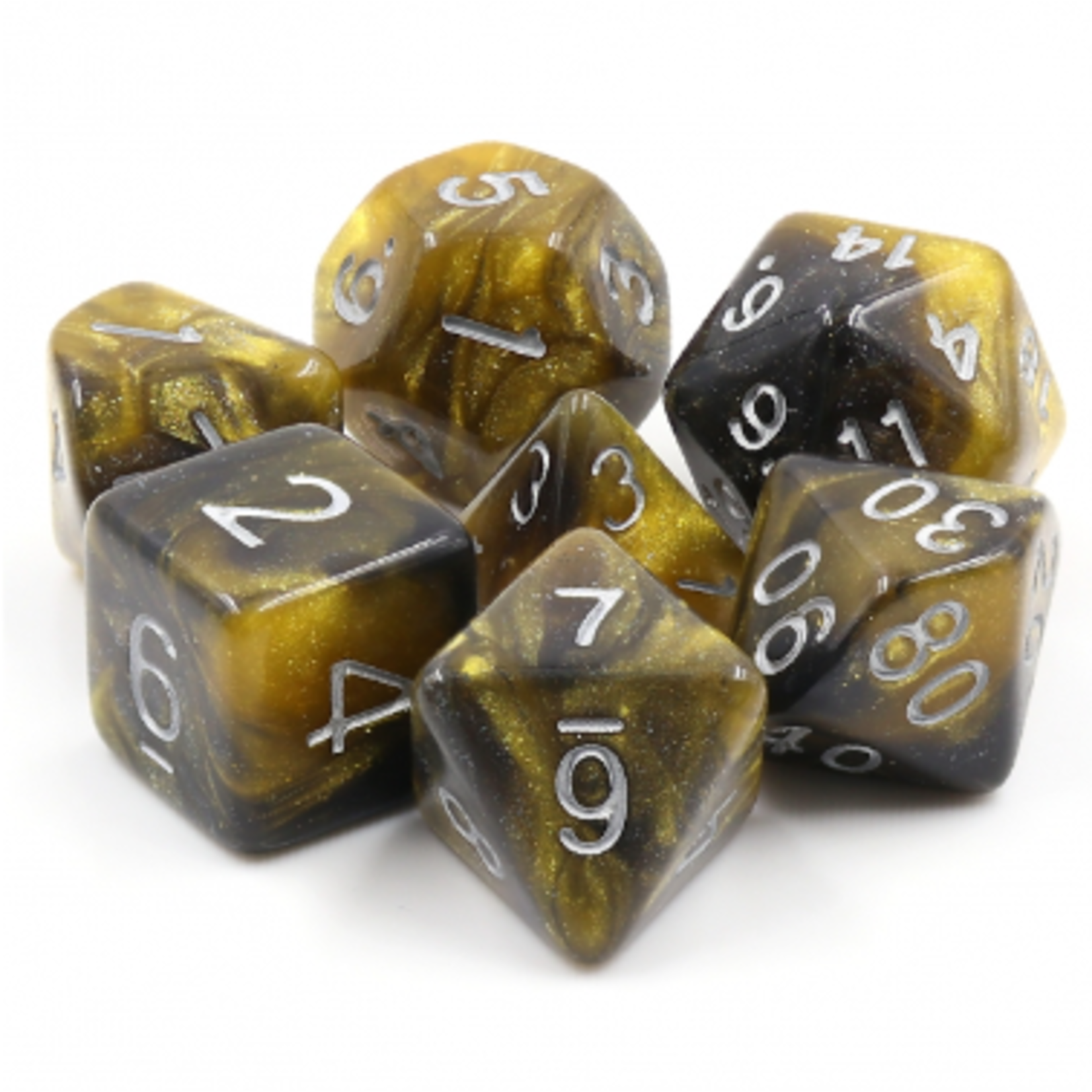 HD Dice 7 Set Polyhedral Dice - Monarch