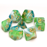 HD Dice 7 Set Polyhedral Dice - Spring Breeze