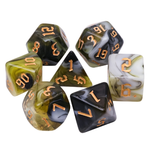 HD Dice 7 Set Polyhedral Dice - Swamp