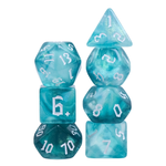 7 Set Polyhedral Dice - Teal Mountain