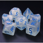 HD Dice 7 Set Polyhedral Dice - The Chaos Blue