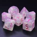 7 Set Polyhedral Dice - The Chaos Pink