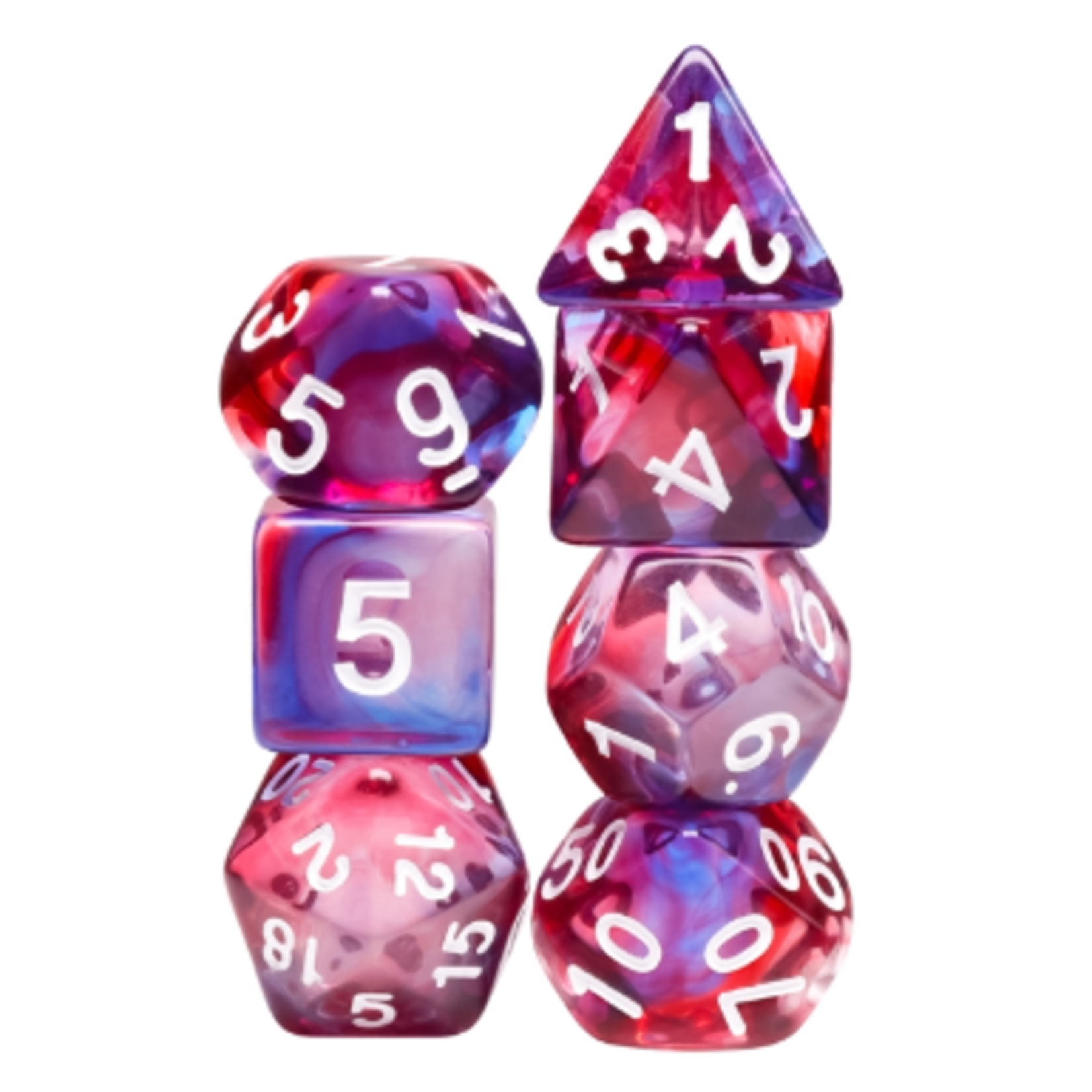 HD Dice 7 Set Polyhedral Dice - Tireless Dancer