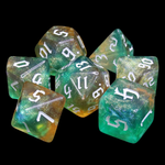 HD Dice 7 Set Polyhedral Dice - Tranquil World