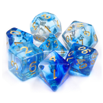 HD Dice 7 Set Polyhedral Dice - Under the Sea