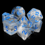 7 Set Polyhedral Dice - Winter's Waltz