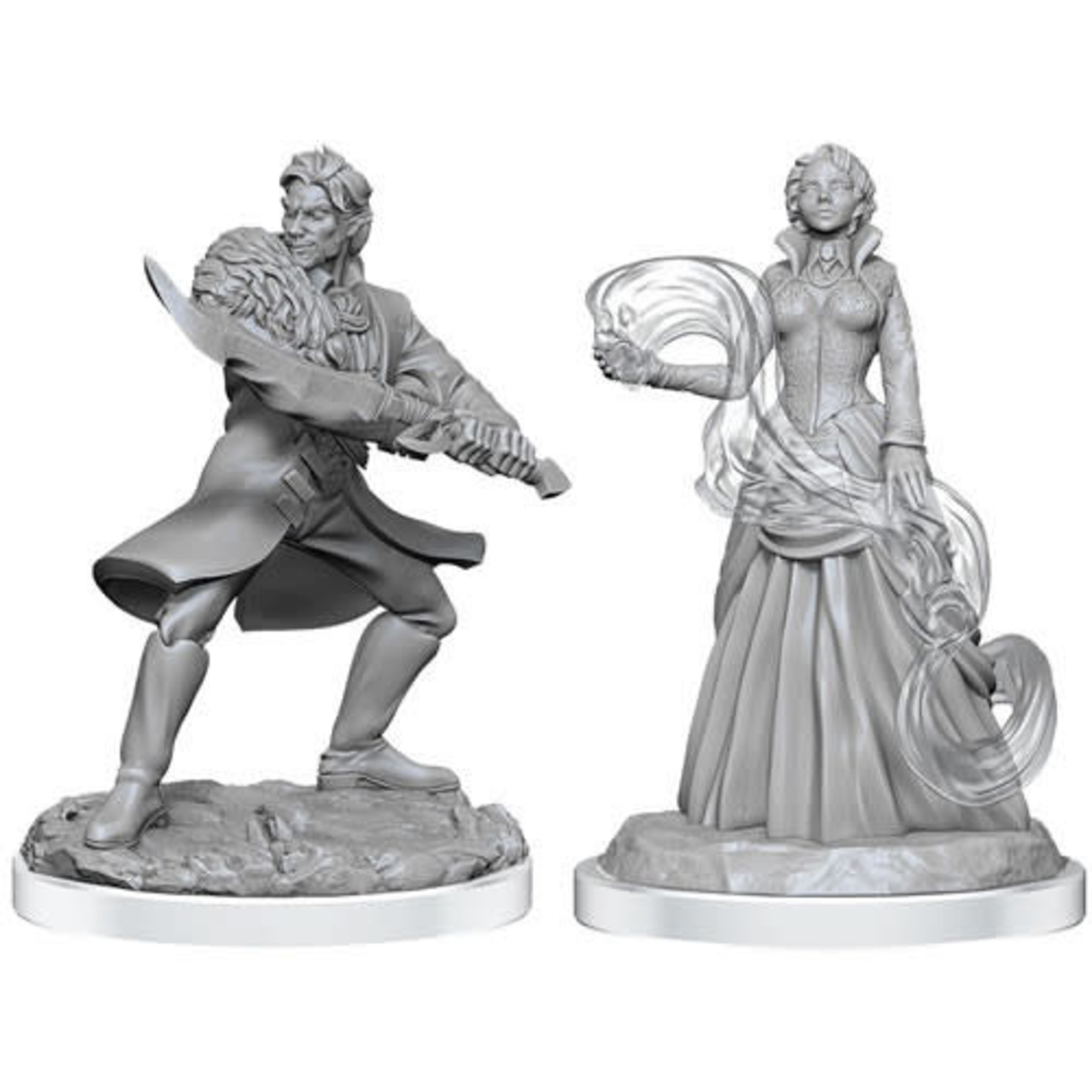 Wiz Kids Unpainted Miniatures: Vampire and Necromancer Nobles - CR - W03