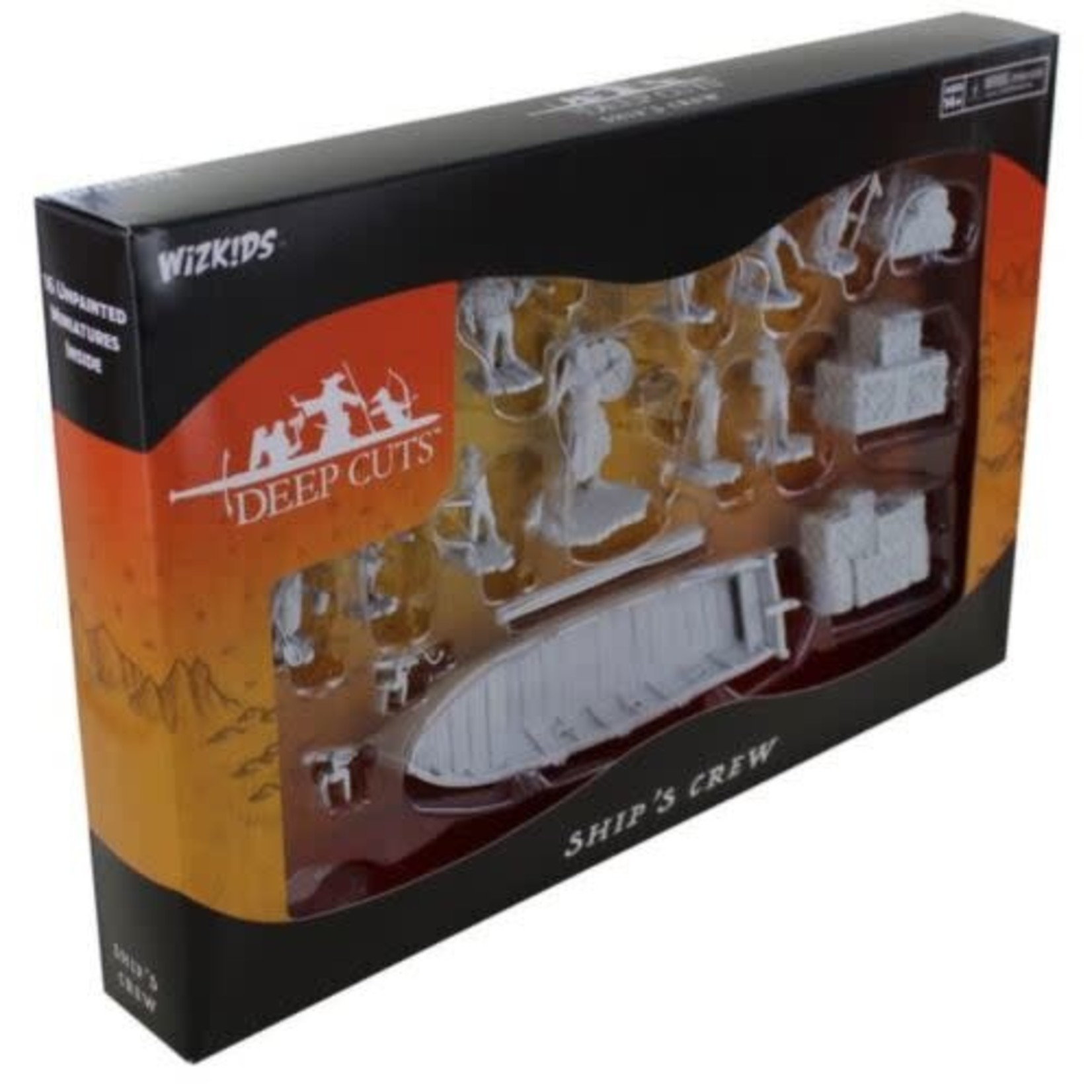 Wiz Kids Unpainted Miniatures: Ship's Crew Box Set - DC - W19