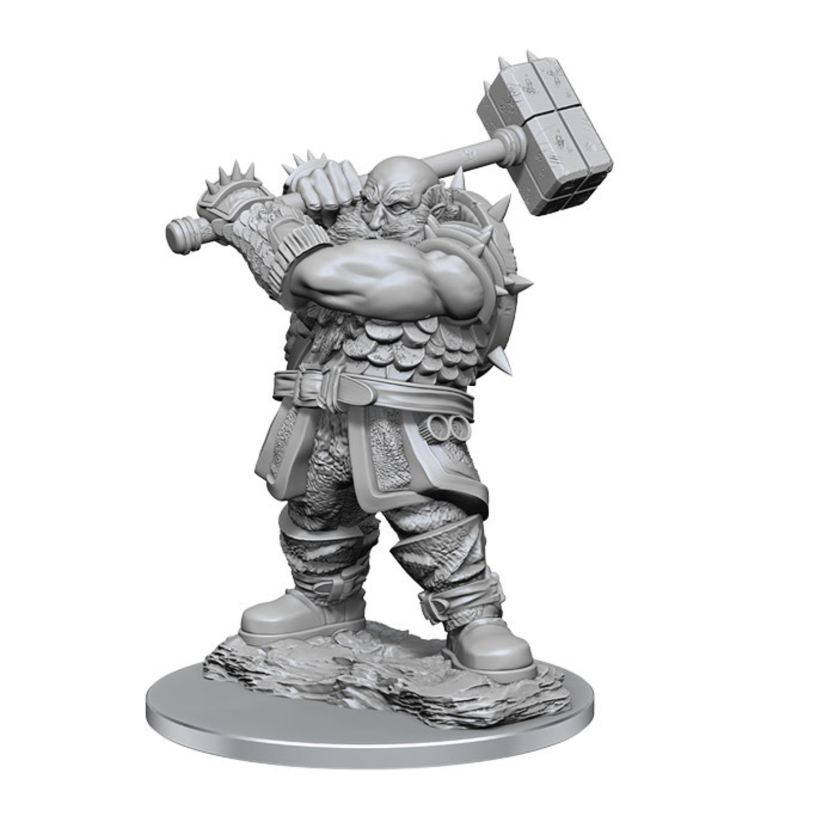 Wiz Kids Unpainted Miniatures: Enlarged Duergar - D&D - W19