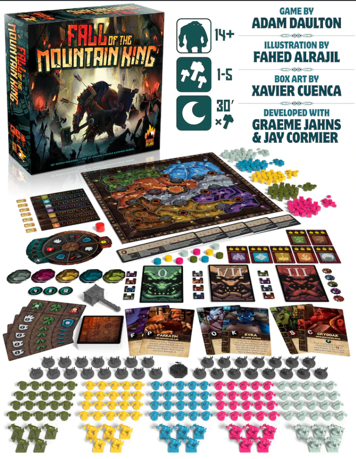 Fall of the Mountain King Review - Board Game Quest