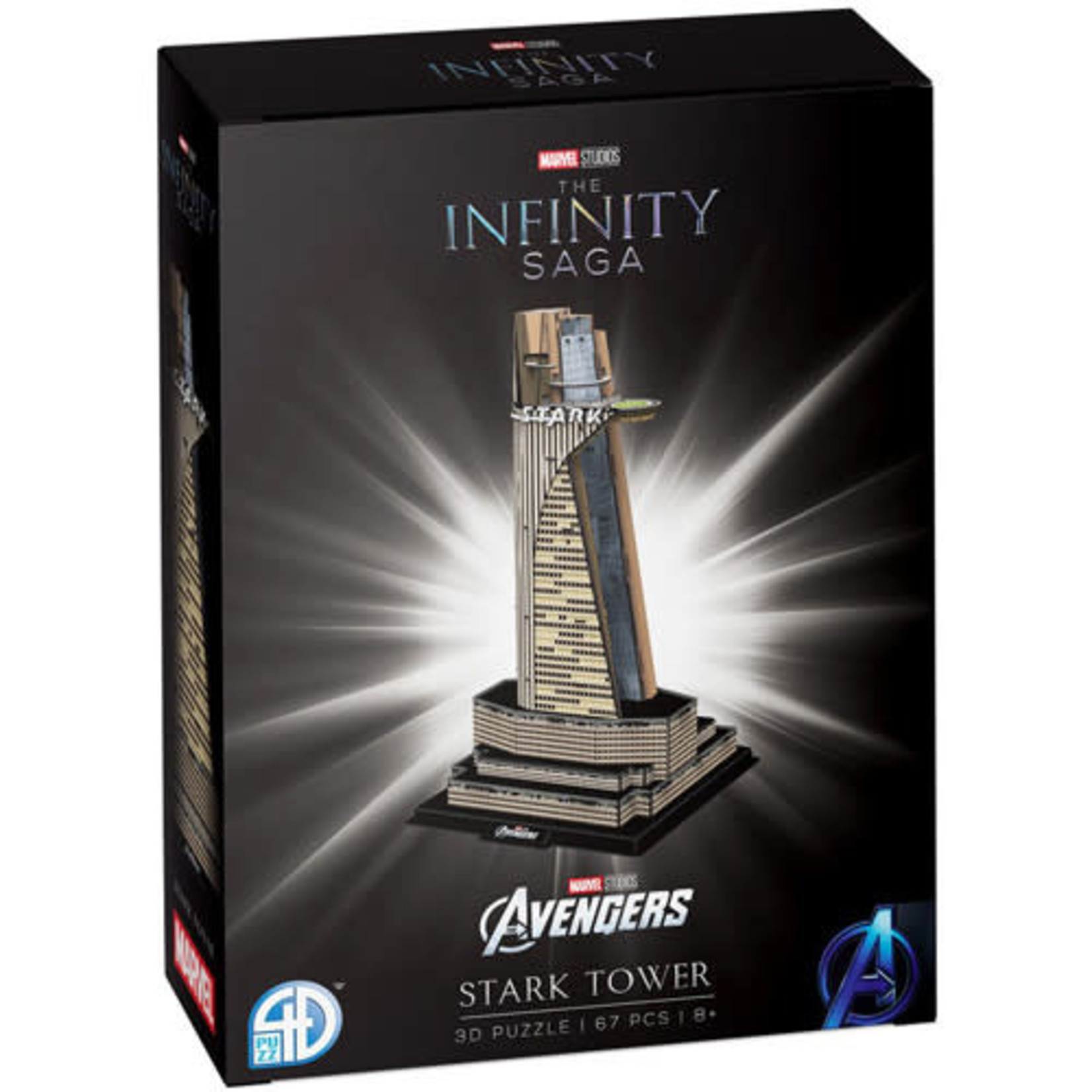 4D Brands Marvel Iron Man Stark Tower 3d Puzzle