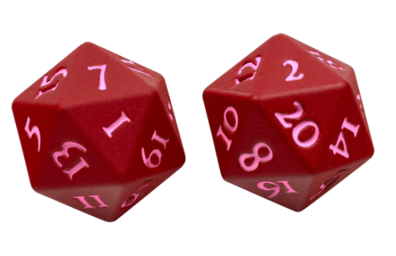 Ultra Pro Vivid Heavy Metal Dice: Blue - Metallische Würfel Für Rollenspiele