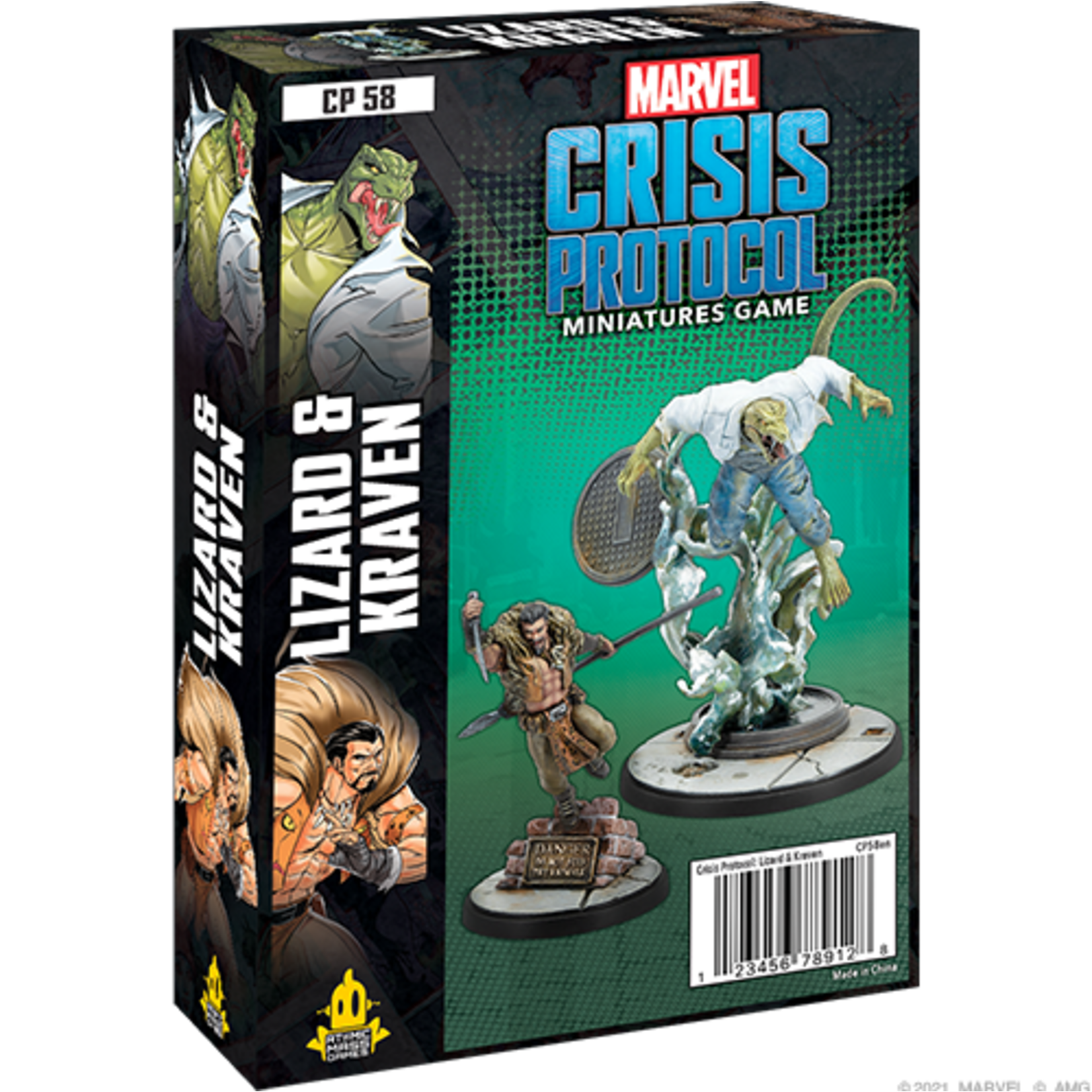 Atomic Mass Games Marvel: Crisis Protocol - Lizard & Kraven